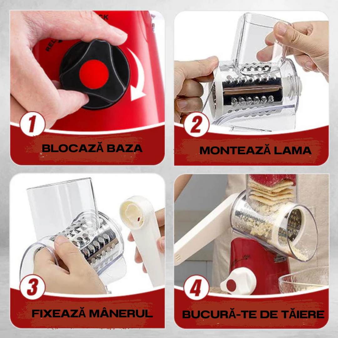 Șef Max | Moară și tocător manual multifuncțional
